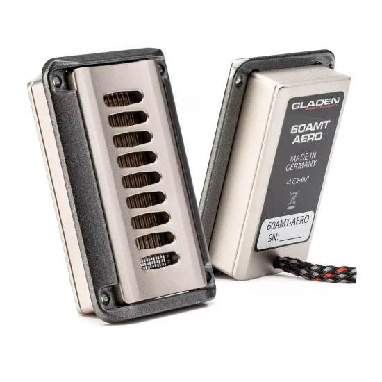 Gladen Aerospace 60AMT 2 x 50 /12 Watt Referencyjny głośnik wysokotonowy AMT (Air Motion Transformer) 60 mm do samochodowych systemów Hi-End Car Audio